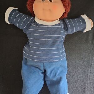 Cabbage Patch Boy Doll 1985  Head Mold 1 Brown Hair